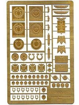 Etched Brass Ultramarines Symbols