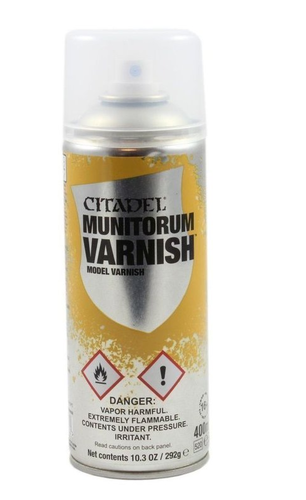 Munitorum Varnish Spray (400ml)