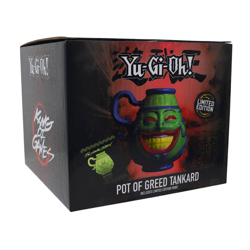 Yu-Gi-Oh Krug Pot of Greed Limited Edition Küchen- und Tischware Yu-Gi-Oh