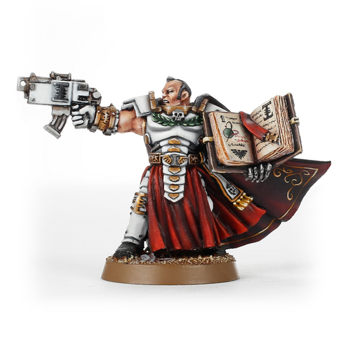 Inquisitor with Bolt Pistol and Book