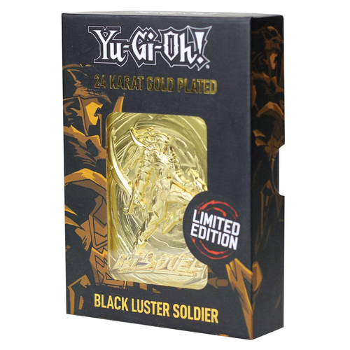 Yu-Gi-Oh! Replik Karte Black Luster Soldier (vergoldet) Repliken: 1/1 Yu-Gi-Oh